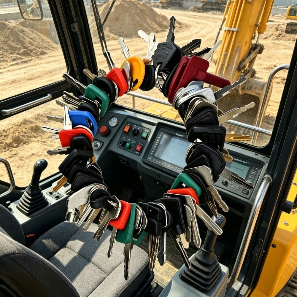 Brand Heavy Equipment - Kit de clés pour machines agricoles,