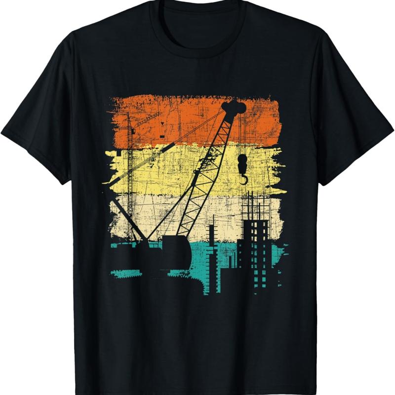 Heavy Equipment Driver - T-shirt pour conducteur de grue, style