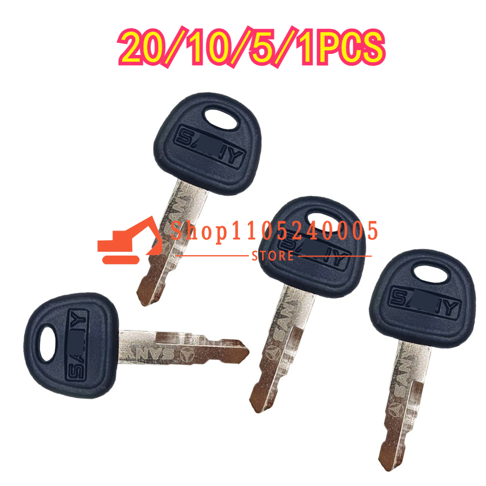 Brand Heavy Equipment - 20/10/5/1 pièces nouvelles clés d'allumage pour