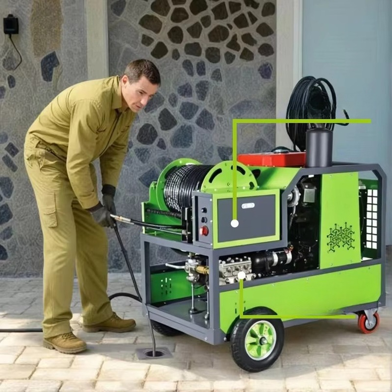 Heavy Equipment Industry - Machine de nettoyage par jet pour