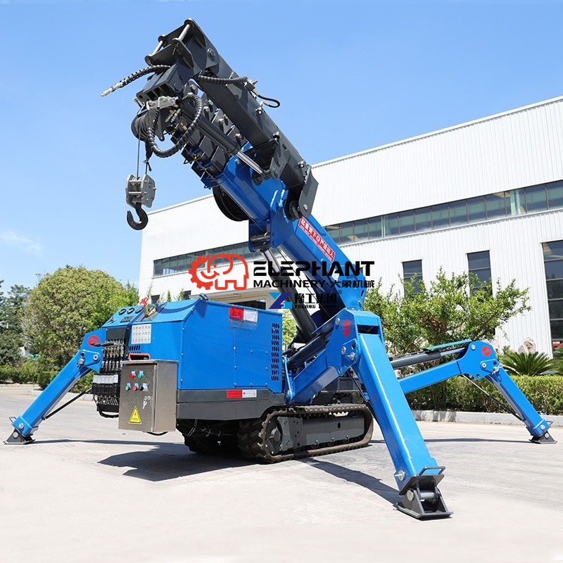 Compact Crawler Boom Lift - Mini-grue araignée hydraulique à flèche articulée