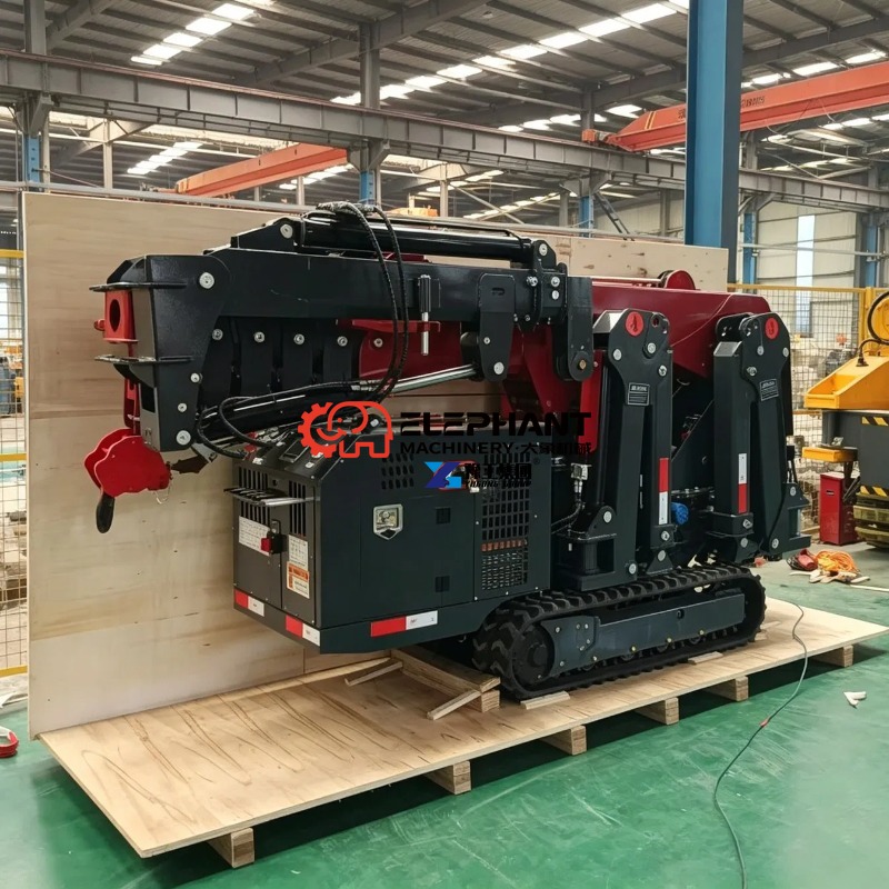 Compact Crawler Boom Lift - Mini-grue araignée compacte hydraulique avec flèche