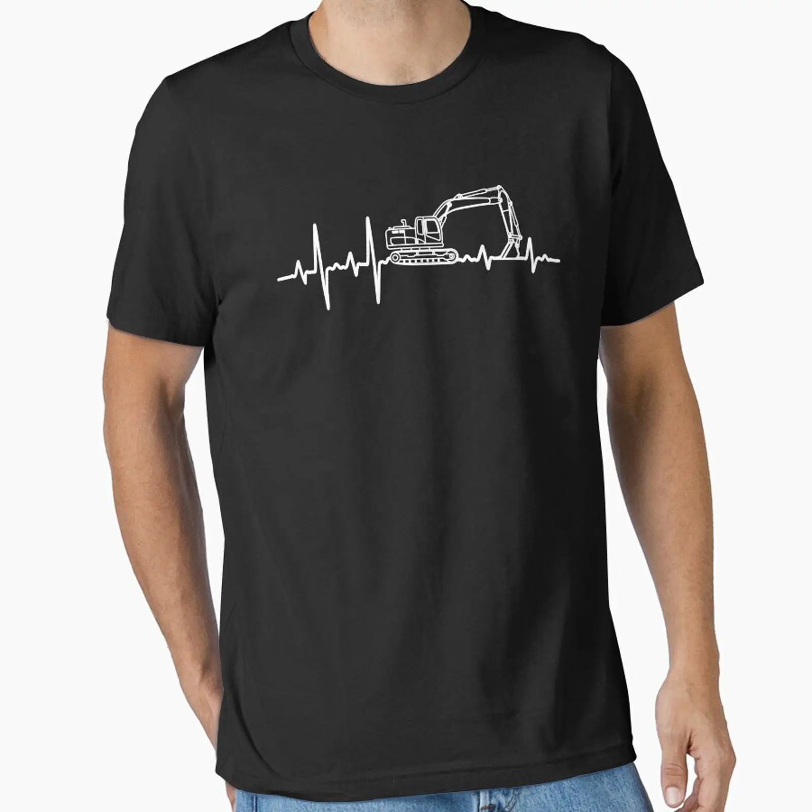 Heavy Equipment Driver - T-shirt unisexe extensible avec motif vintage
