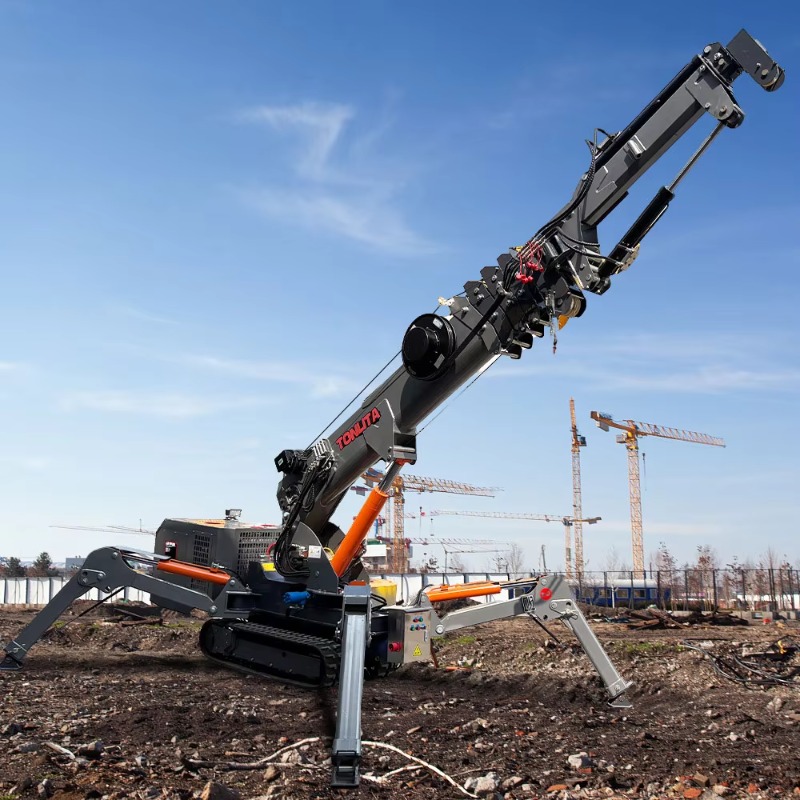 Compact Crawler Boom Lift - Mini grue télescopique compacte personnalisée, grue