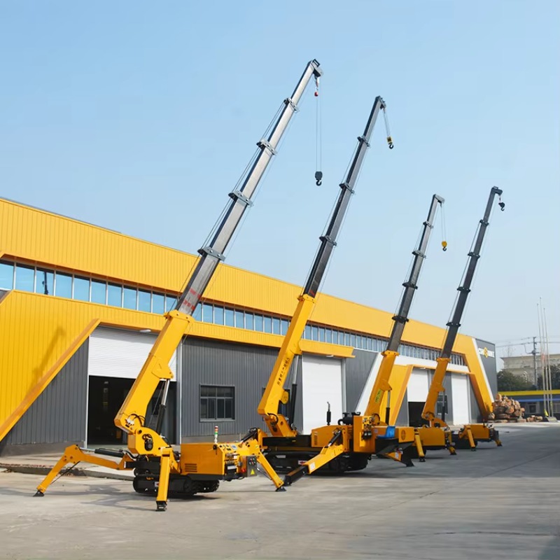 Heavy Equipment Construction - Grue araignée hydraulique 8T, mini-grue sur