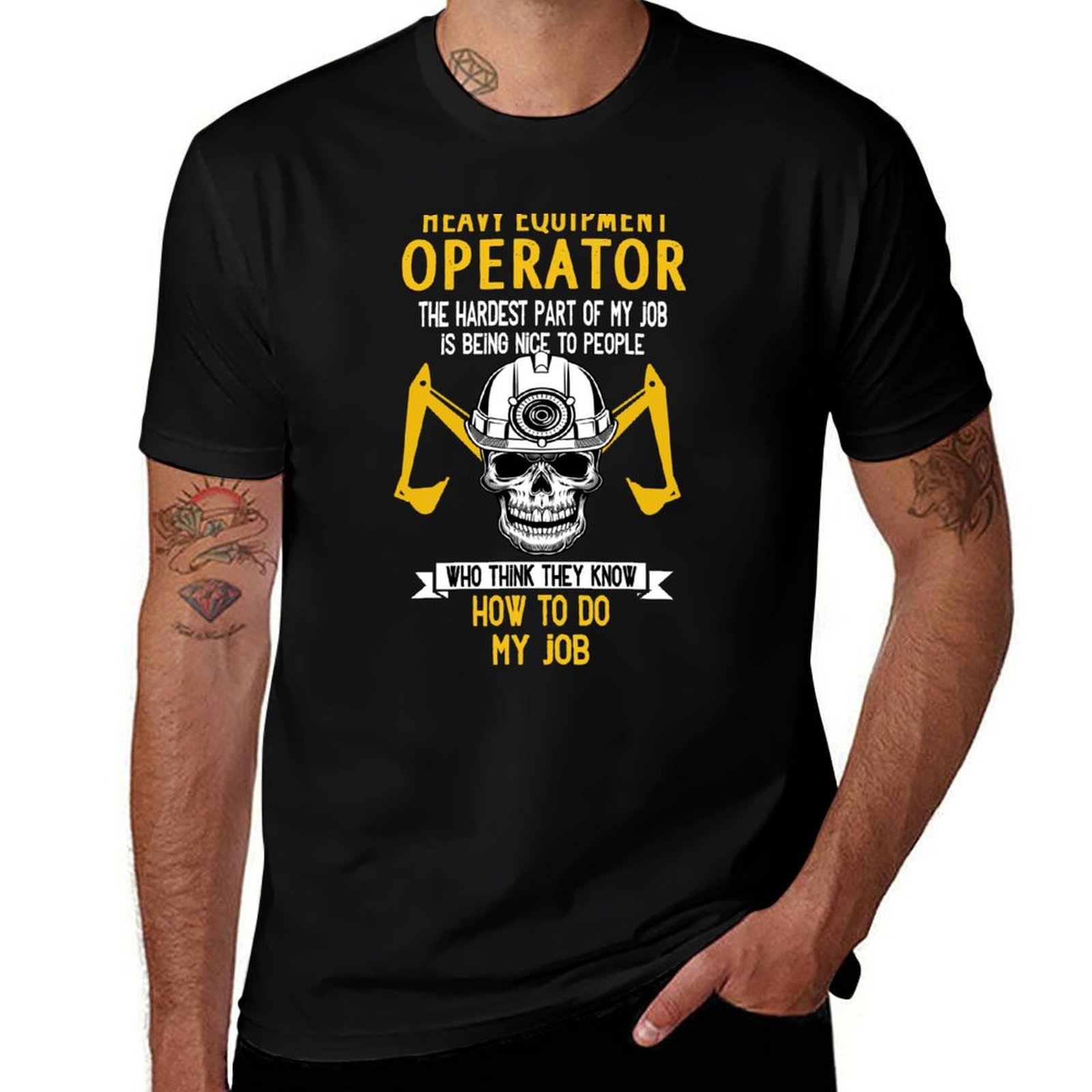 Heavy Equipment Driver - T-shirt drôle pour conducteur de matériel