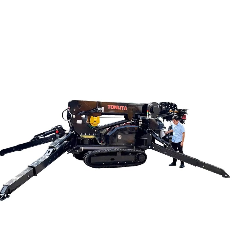 Grue personnalisée 10 12 14 16 - Compact Crawler Boom Lift avis et prix