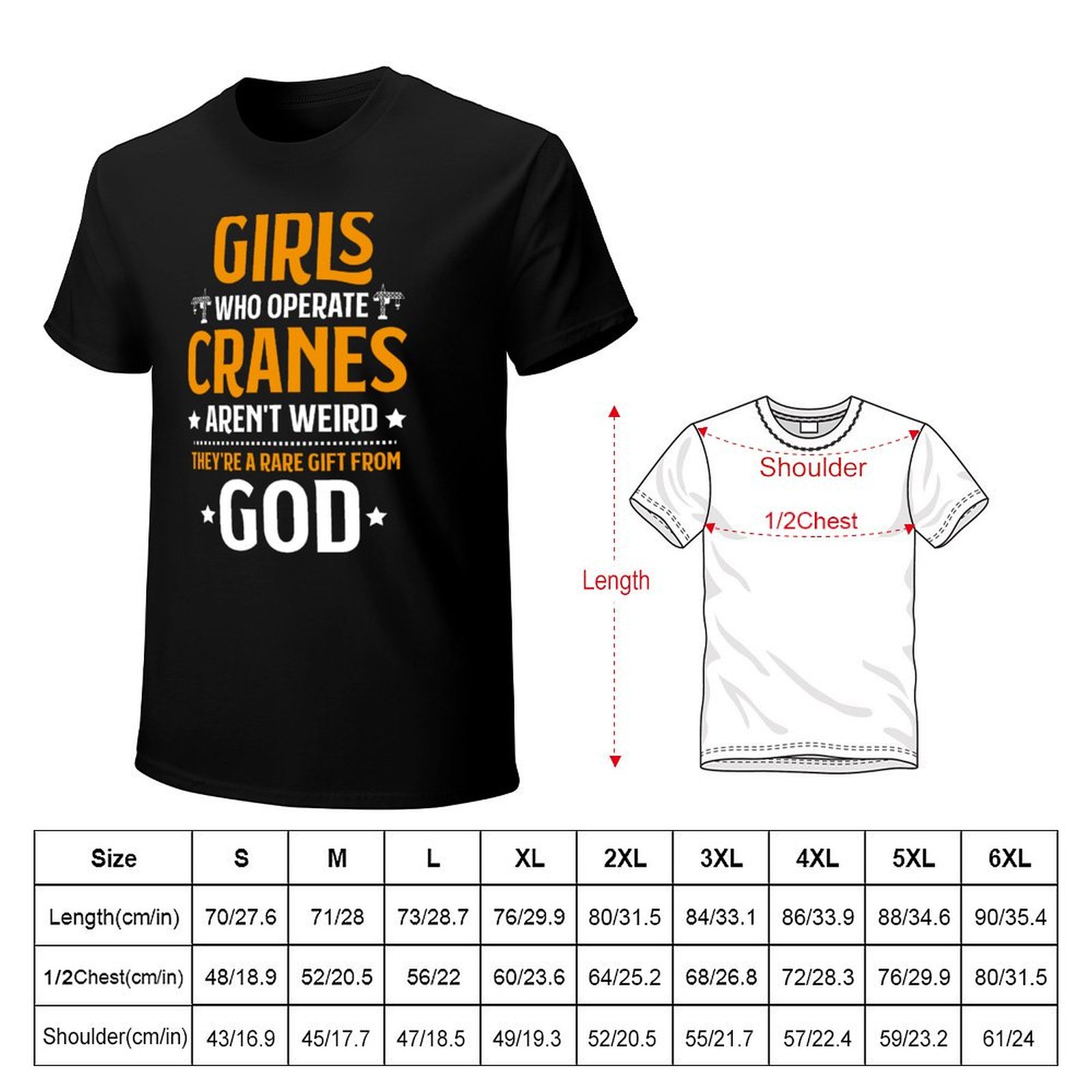 T-shirt pour conducteur de gru - Heavy Equipment Driver avis et prix