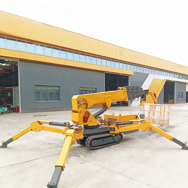 Mini-grue araignée hydraulique - Compact Crawler Boom Lift avis et prix