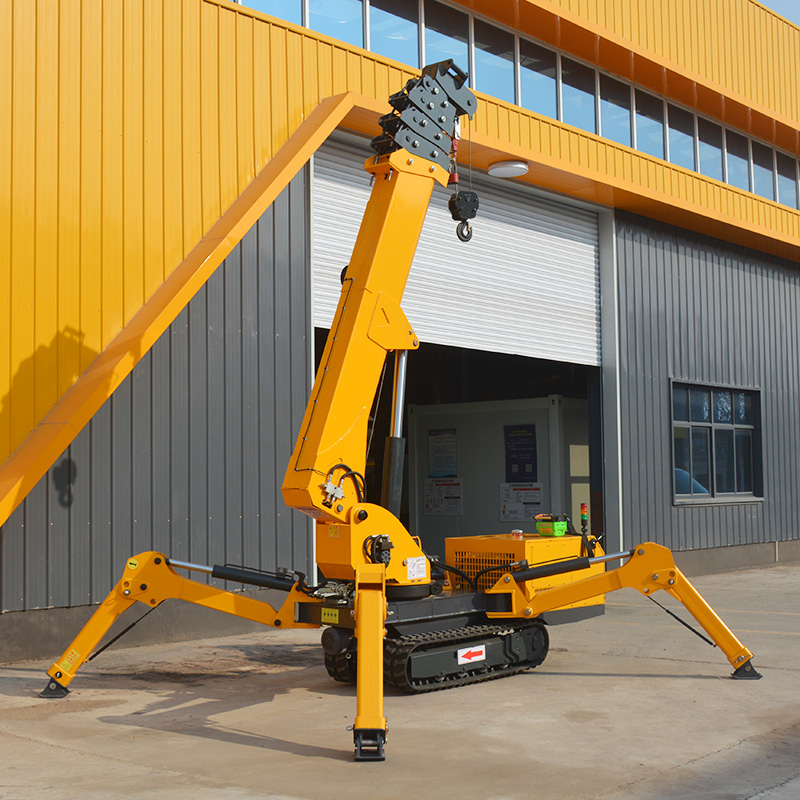 Mini-grue araignée hydraulique - Compact Crawler Boom Lift avis et prix