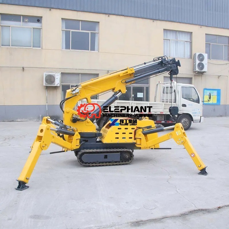 Mini-grue araignée hydraulique - Compact Crawler Boom Lift avis et prix