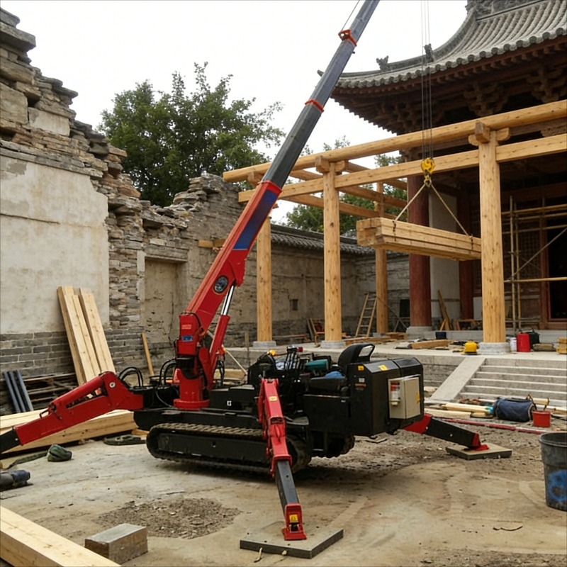Mini-grue araignée personnalis - Compact Crawler Boom Lift avis et prix