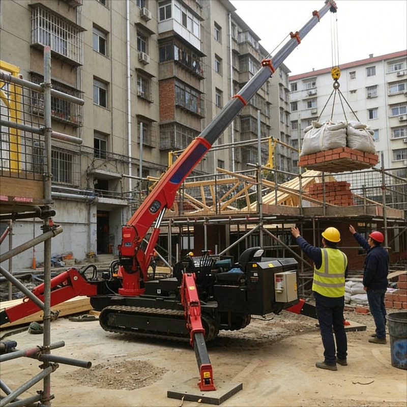 Mini-grue araignée personnalis - Compact Crawler Boom Lift avis et prix