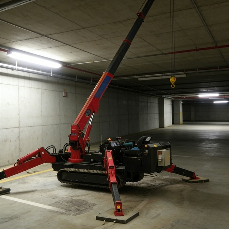 Mini-grue araignée personnalis - Compact Crawler Boom Lift avis et prix