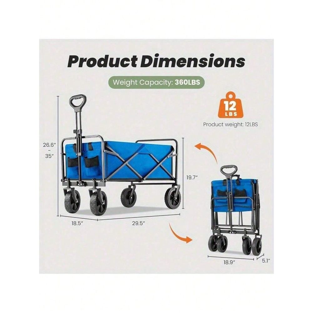 Chariot utilitaire pliable rob - Heavy Equipment Tires avis et prix