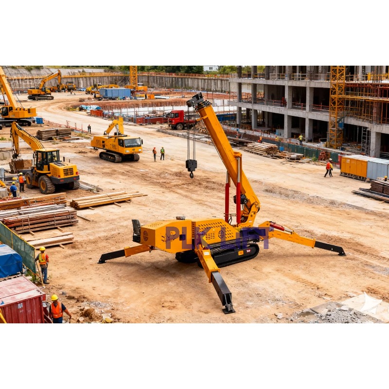 Mini-grue araignée compacte él - Compact Crawler Boom Lift avis et prix