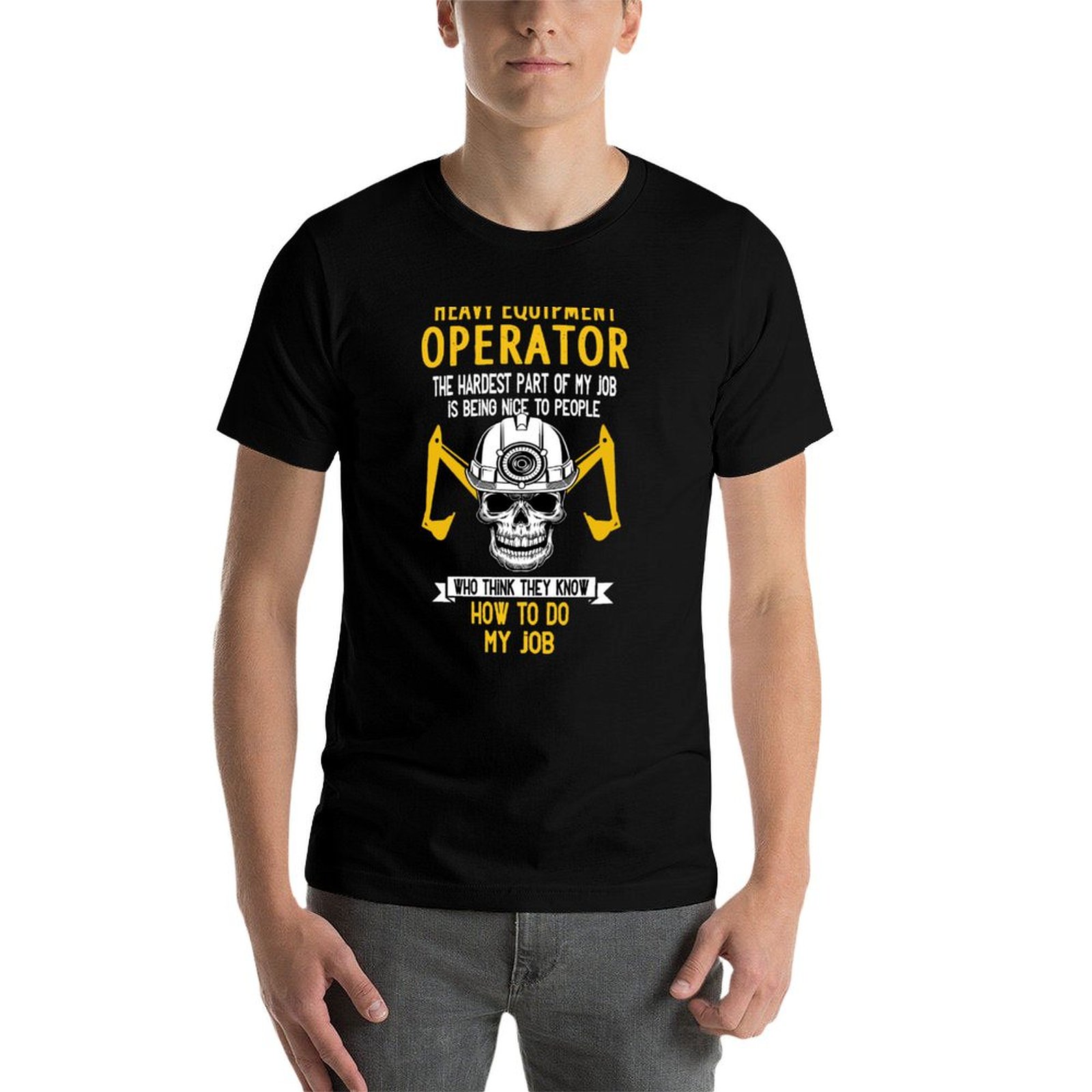 T-shirt drôle pour conducteur  - Heavy Equipment Driver avis et prix